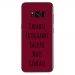 TPU0GALS8PLUSGENIALEBORDEAU - Coque souple pour Samsung Galaxy S8 Plus avec impression Motifs Chiante mais Géniale bordeau