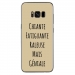 TPU0GALS8PLUSGENIALETAUPE - Coque souple pour Samsung Galaxy S8 Plus avec impression Motifs Chiante mais Géniale taupe