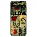TPU0GALS8PLUSLOVEVINTAGE - Coque souple pour Samsung Galaxy S8 Plus avec impression Motifs Love Vintage