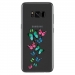 TPU0GALS8PLUSPAPILLONS - Coque souple pour Samsung Galaxy S8 Plus avec impression Motifs papillons colorés