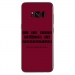 TPU0GALS8PLUSPERFECTIONBORDEA - Coque souple pour Samsung Galaxy S8 Plus avec impression Motifs frôler la perfection bordeau