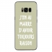 TPU0GALS8PLUSRAISONVERT - Coque souple pour Samsung Galaxy S8 Plus avec impression Motifs marre d'avoir raison vert
