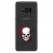 TPU0GALS8PLUSSKULLTRIBAL - Coque souple pour Samsung Galaxy S8 Plus avec impression Motifs tête de mort sur fond tribal