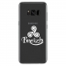 TPU0GALS8PLUSTRISKEL - Coque souple pour Samsung Galaxy S8 Plus avec impression Motifs Triskel Celte blanc