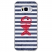 TPU0GALS8POISSON - Coque souple pour Samsung Galaxy S8 avec impression Motifs squelette poisson