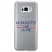 TPU0GALS8RACLETTEVIE - Coque souple pour Samsung Galaxy S8 avec impression Motifs la raclette c'est la vie