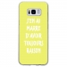 TPU0GALS8RAISONJAUNE - Coque souple pour Samsung Galaxy S8 avec impression Motifs marre d'avoir raison jaune