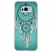 TPU0GALS8REVEBLEU - Coque souple pour Samsung Galaxy S8 avec impression Motifs attrape rêve sur fond bleu