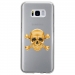 TPU0GALS8SKULLOR - Coque souple pour Samsung Galaxy S8 avec impression Motifs tête de mort aspect or