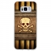 TPU0GALS8SKULLPIRATE - Coque souple pour Samsung Galaxy S8 avec impression Motifs pirate et tête de mort