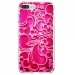 TPU0IP7PLUSARABESQUEFUSHIA - Coque souple pour Apple iPhone 7 Plus avec impression Motifs arabesque fushia