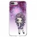TPU0IP7PLUSMANGAVIOLETTA - Coque souple pour Apple iPhone 7 Plus avec impression Motifs manga fille violetta