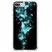 TPU0IP7PLUSPAPILLONSBLEUS - Coque souple pour Apple iPhone 7 Plus avec impression Motifs papillons bleus
