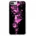 TPU0IP7PLUSPAPILLONSFUSHIAS - Coque souple pour Apple iPhone 7 Plus avec impression Motifs papillons fushias