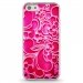 TPU0IPHONE5CARABESQUEFUSHIA - Coque souple pour Apple iPhone 5C avec impression Motifs arabesque fushia
