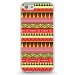 TPU0IPHONE5CAZTEQUEJAUROU - Coque souple pour Apple iPhone 5C avec impression Motifs aztèque jaune et rouge