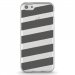 TPU0IPHONE5CBANDESGRISES - Coque souple pour Apple iPhone 5C avec impression Motifs bandes grises