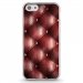 TPU0IPHONE5CCAPITON - Coque souple pour Apple iPhone 5C avec impression Motifs effet capitonné bordeau