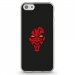 TPU0IPHONE5CDARKROUGE - Coque souple pour Apple iPhone 5C avec impression Motifs Dark rouge