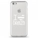 TPU0IPHONE5CDRAPBREIZH - Coque souple pour Apple iPhone 5C avec impression Motifs drapeau Breton I Love Breizh