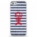 TPU0IPHONE5CPOISSON - Coque souple pour Apple iPhone 5C avec impression Motifs squelette poisson