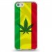 TPU0IPHONE5CRASTA - Coque souple pour Apple iPhone 5C avec impression Motifs rasta