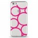 TPU0IPHONE5CRONDSFUSHIAS - Coque souple pour Apple iPhone 5C avec impression Motifs ronds fushias