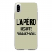 TPU0IPHONEXAPEROVERT - Coque souple pour Apple iPhone X avec impression Motifs l'apéro recrute vert