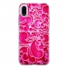 TPU0IPHONEXARABESQUEFUSHIA - Coque souple pour Apple iPhone X avec impression Motifs arabesque fushia