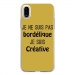 TPU0IPHONEXBORDELIQUEOR - Coque souple pour Apple iPhone X avec impression Motifs Je ne suis pas bordélique or