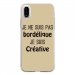 TPU0IPHONEXBORDELIQUETAUPE - Coque souple pour Apple iPhone X avec impression Motifs Je ne suis pas bordélique taupe