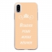 TPU0IPHONEXBOUDERBEIGE - Coque souple pour Apple iPhone X avec impression Motifs Bouder pour mieux Régner beige