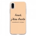 TPU0IPHONEXCHIANTEBEIGE - Coque souple pour Apple iPhone X avec impression Motifs Avant, j'étais chiante beige