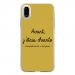 TPU0IPHONEXCHIANTEOR - Coque souple pour Apple iPhone X avec impression Motifs Avant, j'étais chiante or