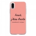 TPU0IPHONEXCHIANTEROSE - Coque souple pour Apple iPhone X avec impression Motifs Avant, j'étais chiante rose