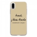 TPU0IPHONEXCHIANTETAUPE - Coque souple pour Apple iPhone X avec impression Motifs Avant, j'étais chiante taupe