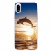 TPU0IPHONEXDAUPHIN - Coque souple pour Apple iPhone X avec impression Motifs dauphin