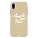 TPU0IPHONEXDIEUTAUPE - Coque souple pour Apple iPhone X avec impression Motifs Appelle moi Dieu taupe