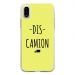 TPU0IPHONEXDISCAMIONJAUNE - Coque souple pour Apple iPhone X avec impression Motifs Dis Camion jaune