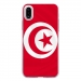 TPU0IPHONEXDRAPTUNISIE - Coque souple pour Apple iPhone X avec impression Motifs drapeau de la Tunisie