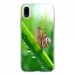 TPU0IPHONEXESCARGOT - Coque souple pour Apple iPhone X avec impression Motifs escargot sur une tige