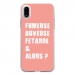 TPU0IPHONEXFUMEUSEROSE - Coque souple pour Apple iPhone X avec impression Motifs fumeuse et alors rose
