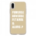 TPU0IPHONEXFUMEUSETAUPE - Coque souple pour Apple iPhone X avec impression Motifs fumeuse et alors taupe