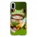 TPU0IPHONEXGRENOUILLE - Coque souple pour Apple iPhone X avec impression Motifs grenouille