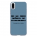 TPU0IPHONEXPERFECTIONBLEU - Coque souple pour Apple iPhone X avec impression Motifs frôler la perfection bleu