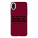 TPU0IPHONEXPERFECTIONBORDEA - Coque souple pour Apple iPhone X avec impression Motifs frôler la perfection bordeau