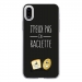 TPU0IPHONEXPEUXPASRACLETTE - Coque souple pour Apple iPhone X avec impression Motifs J'peux pas j'ai raclette