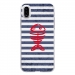 TPU0IPHONEXPOISSON - Coque souple pour Apple iPhone X avec impression Motifs squelette poisson