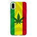 TPU0IPHONEXRASTA - Coque souple pour Apple iPhone X avec impression Motifs rasta