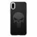 TPU0IPHONEXSKULLCARBONE - Coque souple pour Apple iPhone X avec impression Motifs tête de mort sur fond carbone